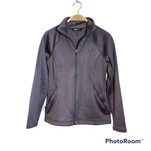 The North Face Gray Full-Zip Fleece Jacket Size Small